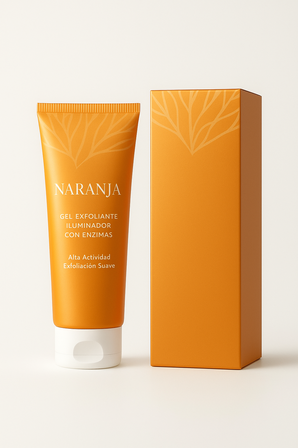 Gel exfoliante enzimático de naranja
