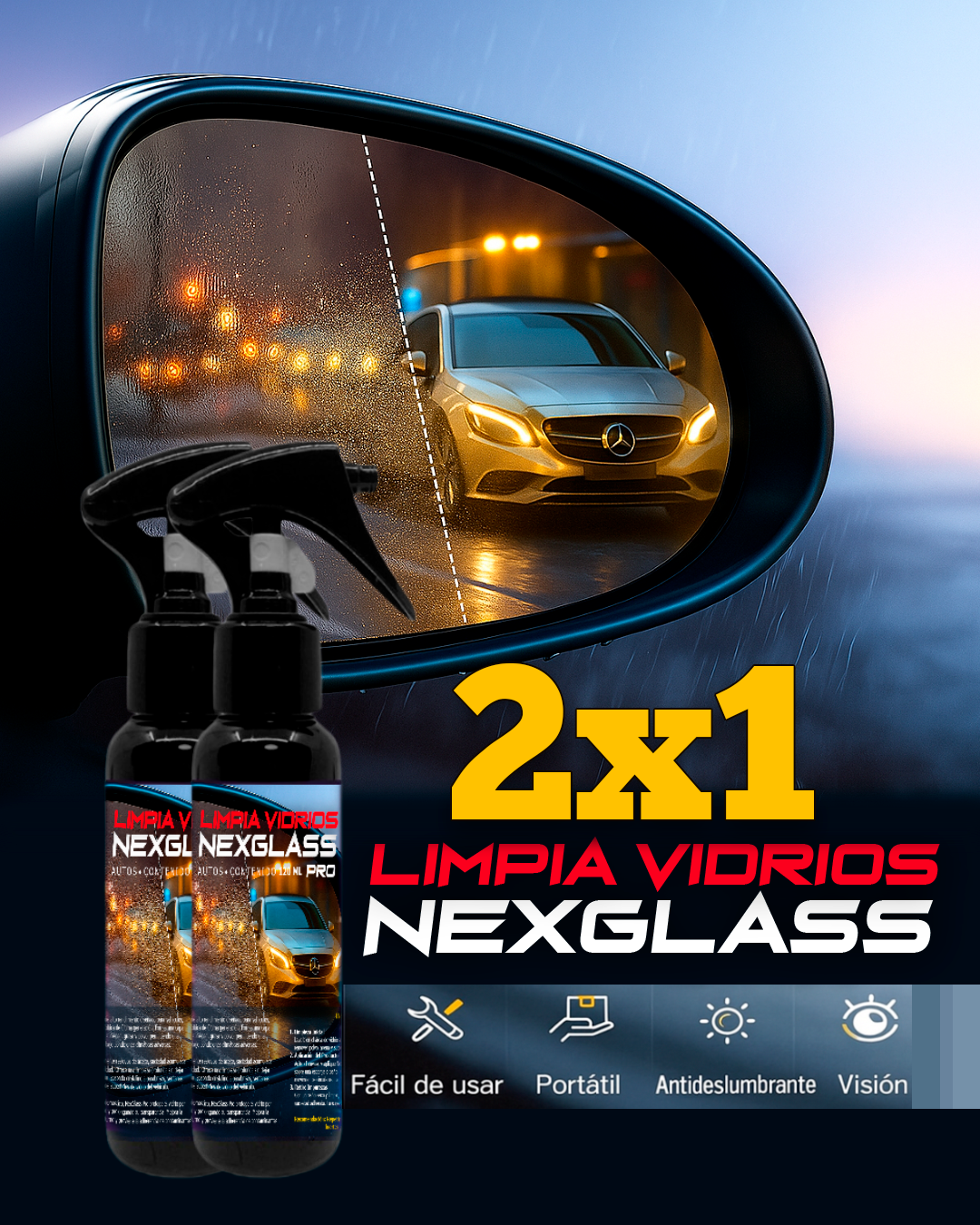 NexGlass Pro – Limpia Vidrios