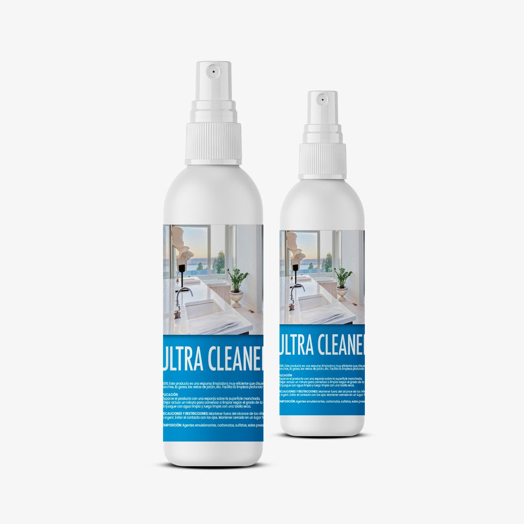 ULTRA CLEANER-LIMPIADOR VIDRIOS Y GRIFERIA 2X1