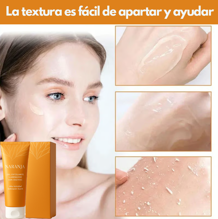 Gel exfoliante enzimático de naranja